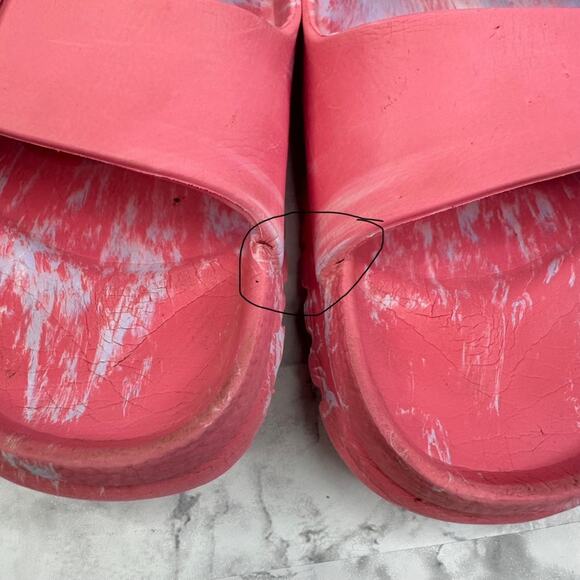 BIRKENSTOCK Women's Arizona Multiwatermelon Split Hex Eva Sandals Size 39 - Picture 11 of 13